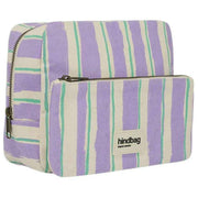 Hindbag Alix Extra Large Kosmetyczka - Zielony/Parma Paski