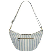 Torba Hindbag Andrea Half Moon - niebieskie paski