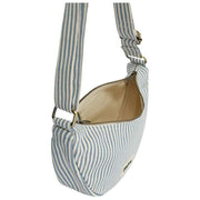 Torba Hindbag Andrea Half Moon - niebieskie paski