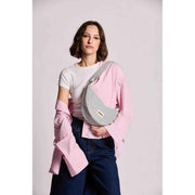 Torba Hindbag Andrea Half Moon - niebieskie paski
