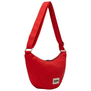Torba Hindbag Andrea Half Moon - karminowa czerwień