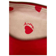 Torba Hindbag Andrea Half Moon - karminowa czerwień