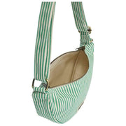 Torba Hindbag Andrea Half Moon - zielone paski