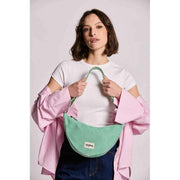 Torba Hindbag Andrea Half Moon - zielone paski