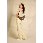 Torba Hindbag Andrea Half Moon - Leopard Cinnamon Brown