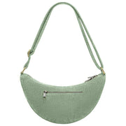 Torba Hindbag Andrea Half Moon - aksamitna miętowa zieleń