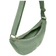 Torba Hindbag Andrea Half Moon - aksamitna miętowa zieleń