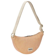 Torba Hindbag Andrea Tkana torba Half Moon - koralowa czerwień