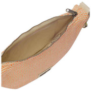 Torba Hindbag Andrea Tkana torba Half Moon - koralowa czerwień