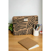 Torba Hindbag Ava Medium na laptopa 15 cali - Cynamonowy Brąz Zebra