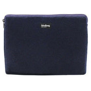 Hindbag Ava Small Wool 13inch Laptop Case - Navy