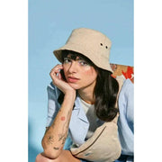 Hindbag Bob Bucket Hat - beż jutowy