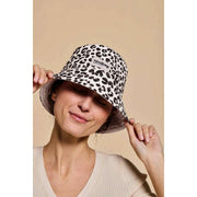 Hindbag Bob Bucket Hat - Leopard Off White