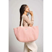Torba na ramię Claude Teddy Tote Bag - pudrowy róż