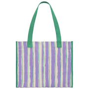 Torba na ramię Claude Tote - zielona/Parma w paski