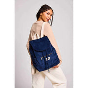 Plecak Hindbag Eliot - aksamitny granatowy