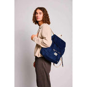 Plecak Hindbag Eliot - aksamitny granatowy
