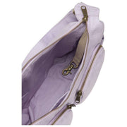 Torba na ramię Hindbag Emile z wieloma kieszeniami - liliowa
