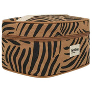Hindbag Gaspard Vanity Bag - Zebra Cynamonowy Brąz