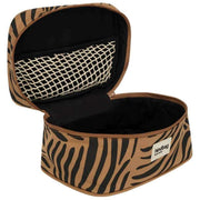 Hindbag Gaspard Vanity Bag - Zebra Cynamonowy Brąz