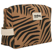 Kosmetyczka Hindbag Leon - Zebra Cynamonowy Brąz