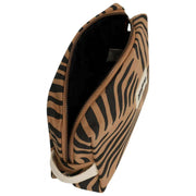 Kosmetyczka Hindbag Leon - Zebra Cynamonowy Brąz