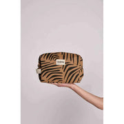 Kosmetyczka Hindbag Leon - Zebra Cynamonowy Brąz