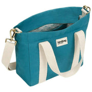 Torba na ramię Louise Square Crossbody - paw niebieski