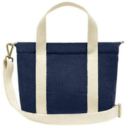 Torba na ramię Louise Square Crossbody - aksamitna granatowa