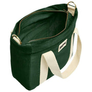 Torba na ramię Louise Square Crossbody - aksamitna sosna zielona