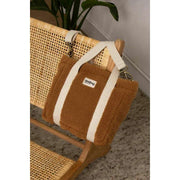 Torba na ramię Louise Square Teddy Crossbody - brązowa