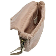 Torba na ramię Hindbag Margault Teddy - pudrowy róż
