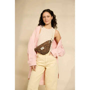 Torba biodrowa Olivia - Leopard Cinnamon Brown
