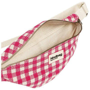 Torba biodrowa Olivia - róż Vichy