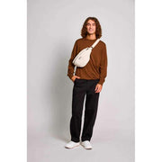 Torba biodrowa Olivia Teddy - Arctic White