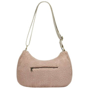 Duża torba na ramię Hindbag Rosa w kształcie misia - pudrowy róż