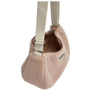 Duża torba na ramię Hindbag Rosa w kształcie misia - pudrowy róż