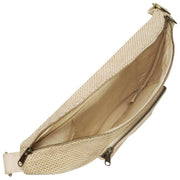 Torba biodrowa Sofia XL z tkaniny - Nude Beige