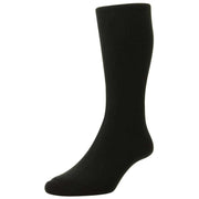 HJ Hall Cotton Comfort Top Diabetic Socks - Black