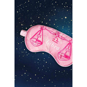 Jedwabna maska na oczy Jessica Russell Flint Libra - różowa