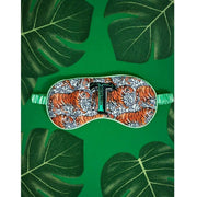 Jessica Russell Flint T for Tiger Silk Eye Mask - Pomarańczowa/Fioletowa