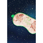 Jedwabna maska na oczy Jessica Russell Flint Virgo - beżowo-zielona