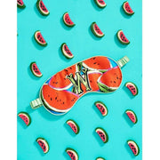 Jessica Russell Flint W for Watermelon Silk Eye Mask – czerwono/niebieska