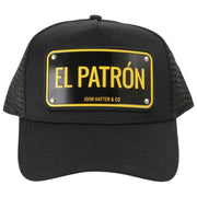 Aluminiowa czapka Trucker John Hatter El Patron - czarna