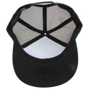 Aluminiowy kapelusz typu trucker John Hatter GOAT - czarno-biały