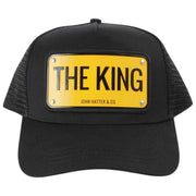 Aluminiowa czapka typu trucker John Hatter The King - czarno-żółta