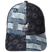 Czapka z daszkiem Kangol Denim Mashup - Blue Picnic