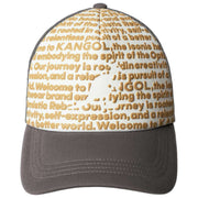 Kapelusz Trucker Kangol Fine Print - szary