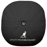 Kangol wielofunkcyjny, pakowany kapelusz typu Bucket - czarny