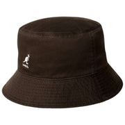 Kapelusz Kangol Washed Bucket - brąz kawowy